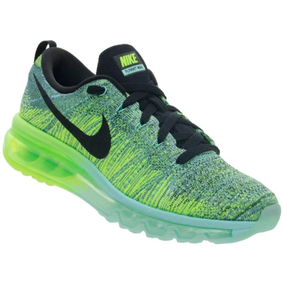 TÊNIS NIKE FLYKNIT MAX FEMININO - Verde/preto TÊNIS NIKE FLYKNIT MAX FEMININO - Verde/preto