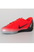 TÊNIS NIKE FUTSAL VAPORX 12 ACADEMY GS CR7 IC INFANTIL - Vermelho/preto