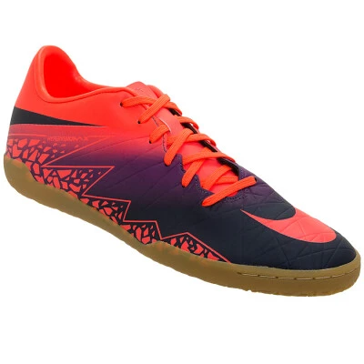 TÊNIS NIKE HYPERVENOM PHELON 2 IC - Laranja/marinho