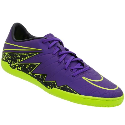 TÊNIS NIKE HYPERVENOM PHELON 2 IC - Roxo/verde