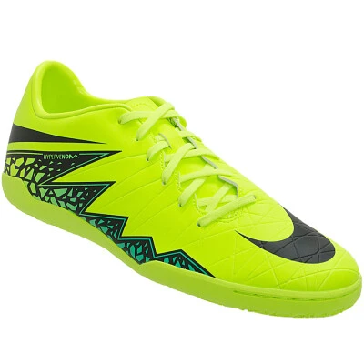 TÊNIS NIKE HYPERVENOM PHELON 2 IC - Verde limao/preto