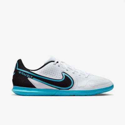 TÊNIS NIKE LEGEND 9 CLUB IC FUTSAL - Branco/azul