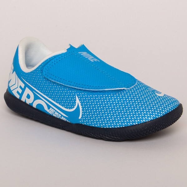 TÊNIS NIKE MERCURIAL VAPOR 13 CLUB IC PS FUTSAL INFANTIL - Azul/branco