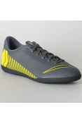 TÊNIS NIKE MERCURIAL VAPORX 12 CLUB IC INFANTIL - Chumbo/amarelo TÊNIS NIKE MERCURIAL VAPORX 12 CLUB IC INFANTIL - Chumbo/amarelo