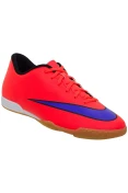 TÊNIS NIKE MERCURIAL VORTEX 2 IC - Laranja/roxo