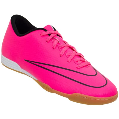 TÊNIS NIKE MERCURIAL VORTEX 2 IC - Pink/preto