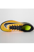 TÊNIS NIKE MERCURIAL X VORTEX 3 IC - Preto/laranja