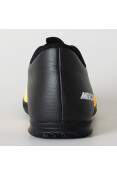 TÊNIS NIKE MERCURIAL X VORTEX 3 IC - Preto/laranja