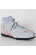TÊNIS NIKE MERCURIALX SUPERFLY 6 CLUB IC INFANTIL - Cinza/vermelho TÊNIS NIKE MERCURIALX SUPERFLY 6 CLUB IC INFANTIL - Cinza/vermelho