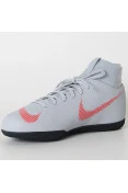 TÊNIS NIKE MERCURIALX SUPERFLY 6 CLUB IC INFANTIL - Cinza/vermelho TÊNIS NIKE MERCURIALX SUPERFLY 6 CLUB IC INFANTIL - Cinza/vermelho