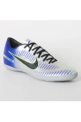 TÊNIS NIKE MERCURIALX VICTORY VI NEYMAR IC - Prata/azul