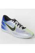 TÊNIS NIKE MERCURIALX VORTEX III NEYMAR IC - Prata/azul TÊNIS NIKE MERCURIALX VORTEX III NEYMAR IC - Prata/azul
