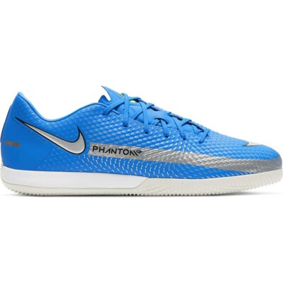 TENIS NIKE PHANTOM GT ACADEMY IC FUTSAL - MASCULINO - Azul/prata
