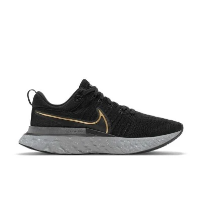 TÊNIS NIKE REACT INFINITY RUN FLYKNIT 2 MASCULINO - Preto/dourado TÊNIS NIKE REACT INFINITY RUN FLYKNIT 2 MASCULINO - Preto/dourado