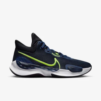 TÊNIS NIKE RENEW ELEVATE 3 MASCULINO - Marinho/amarelo