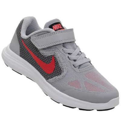TÊNIS NIKE REVOLUTION 3 PSV INFANTIL - Cinza/vermelho TÊNIS NIKE REVOLUTION 3 PSV INFANTIL - Cinza/vermelho