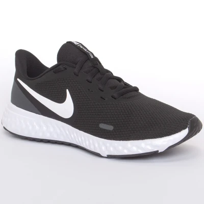 TÊNIS NIKE REVOLUTION 5 FEMININO - Preto/branco TÊNIS NIKE REVOLUTION 5 FEMININO - Preto/branco