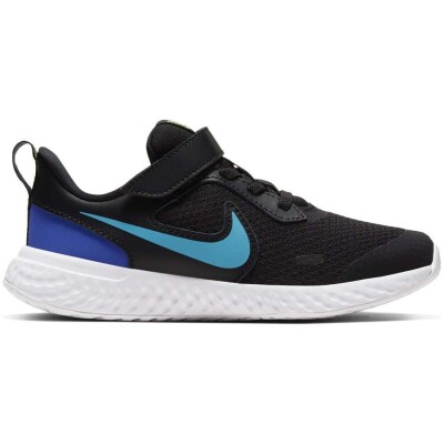 TÊNIS NIKE REVOLUTION 5 PSV INFANTIL - Preto/azul