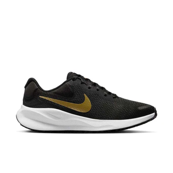TÊNIS NIKE REVOLUTION 7 FEMININO - Preto/dourado