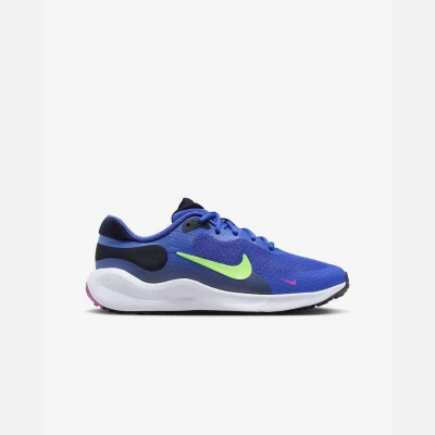TÊNIS NIKE REVOLUTION 7 INFANTIL MASCULINO - Azul/verde