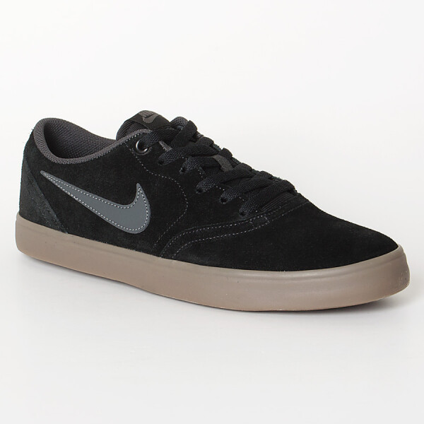 TÊNIS NIKE SB CHECK SOLAR MASCULINO - Preto/marrom