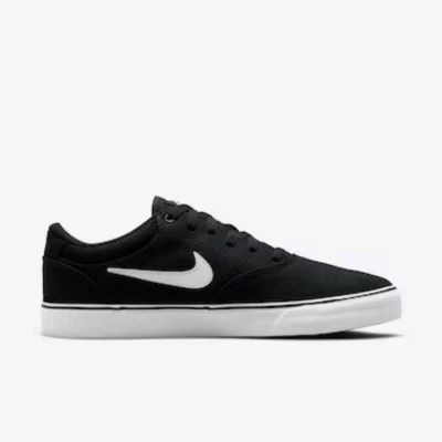 TÊNIS NIKE SB CHRON 2 CANVAS - Preto/branco