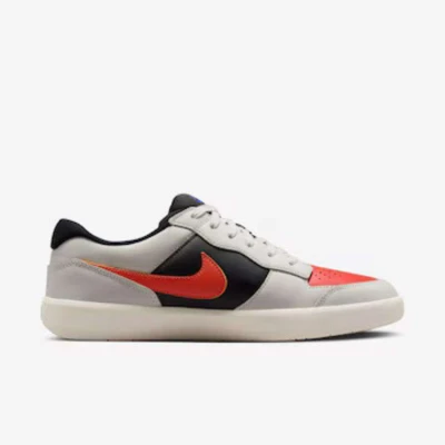 TENIS NIKE SB FORCE 58 PREMIUM UNISSEX - Cinza/laranja