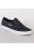 TÊNIS NIKE SB PORTMORE 2 SOLAR SLIP ON MASCULINO - Preto/branco