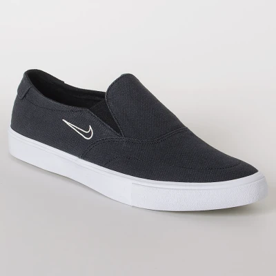 TÊNIS NIKE SB PORTMORE 2 SOLAR SLIP ON MASCULINO - Preto/branco