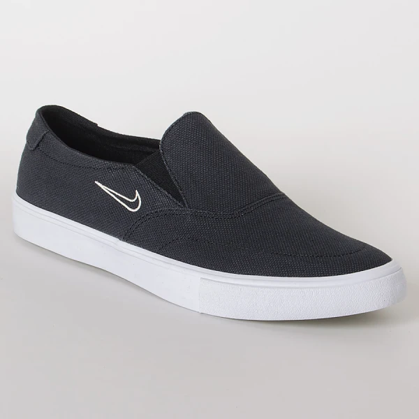 TÊNIS NIKE SB PORTMORE 2 SOLAR SLIP ON MASCULINO - Preto/branco