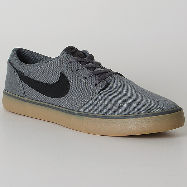 TÊNIS NIKE SB PORTMORE II SOLAR CANVAS MASCULINO - Grafite/preto