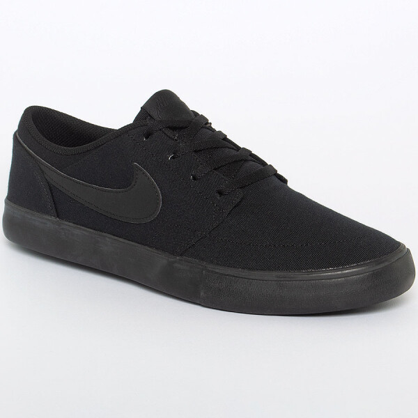 TÊNIS NIKE SB PORTMORE II SOLAR CANVAS MASCULINO - Preto
