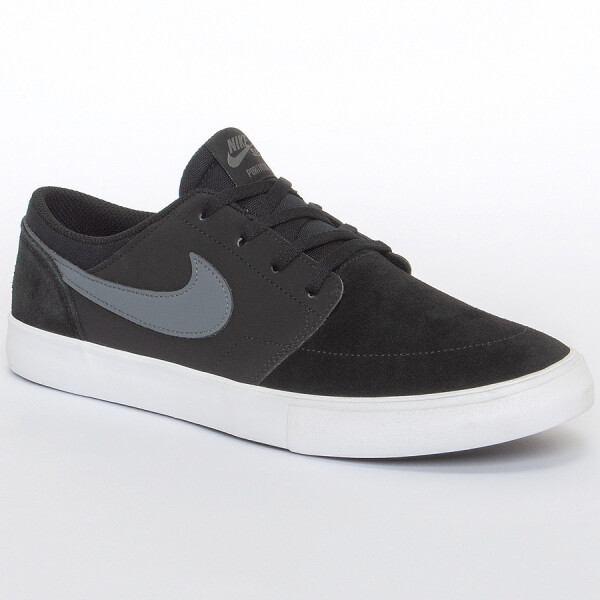 TÊNIS NIKE SB PORTMORE II SOLARSOFT MASCULINO - Preto/grafite