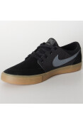 TÊNIS NIKE SB PORTMORE II SOLARSOFT MASCULINO - Preto/marrom