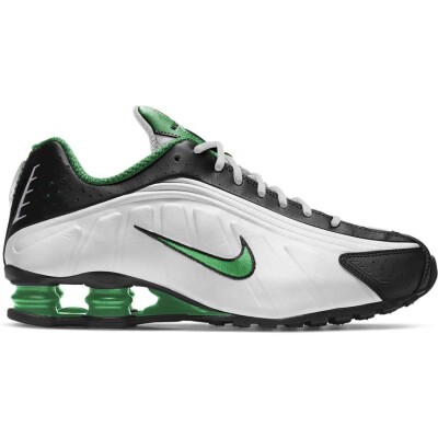 TÊNIS NIKE SHOX R4 MASCULINO - Branco/verde