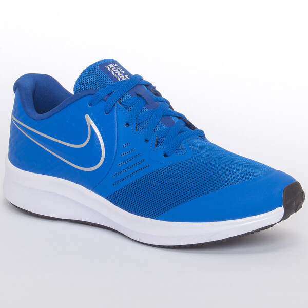 TÊNIS NIKE STAR RUNNER 2 GS INFANTIL - Azul/branco
