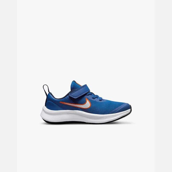 TÊNIS NIKE STAR RUNNER 3 (PSV) INFANTIL - Azul/branco