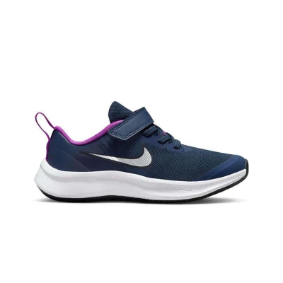 TÊNIS NIKE STAR RUNNER 3 (PSV) INFANTIL - Marinho/roxo