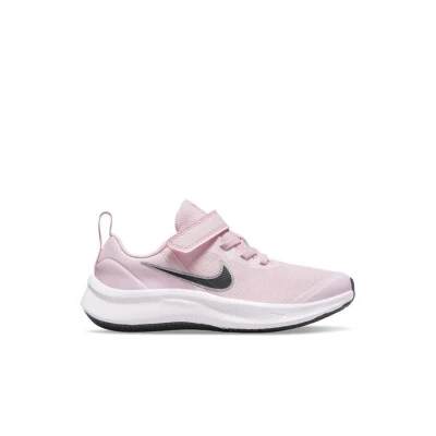 TÊNIS NIKE STAR RUNNER 3 (PSV) INFANTIL - Rosa/branco