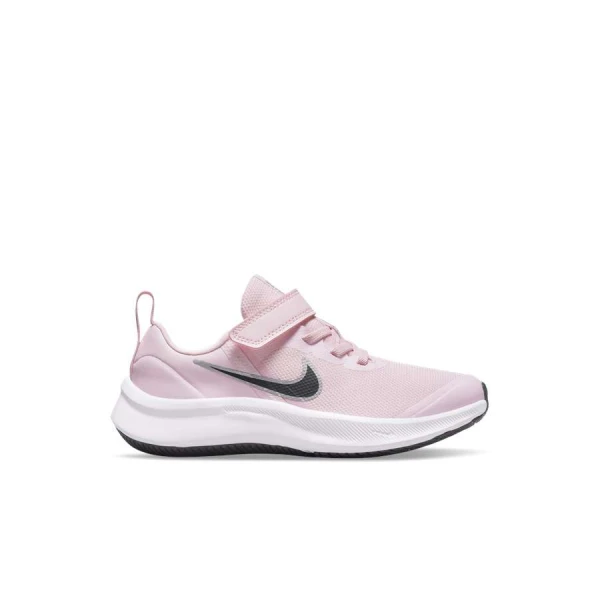 TÊNIS NIKE STAR RUNNER 3 (PSV) INFANTIL - Rosa/branco