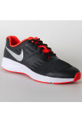 TÊNIS NIKE STAR RUNNER JDI GS INFANTIL - Preto/laranja