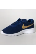 TÊNIS NIKE TANJUN GS INFANTIL - Marinho/dourado