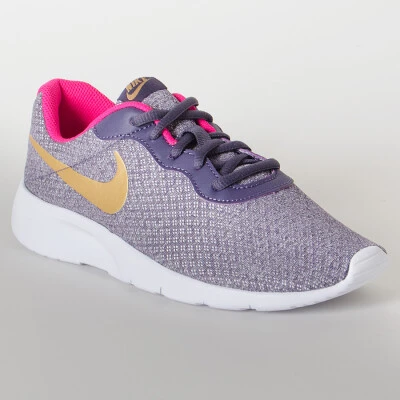 TÊNIS NIKE TANJUN GS INFANTIL - Roxo/dourado