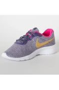 TÊNIS NIKE TANJUN GS INFANTIL - Roxo/dourado