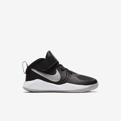 TÊNIS NIKE TEAM HUSTLE D 9 PS INFANTIL - Preto/prata