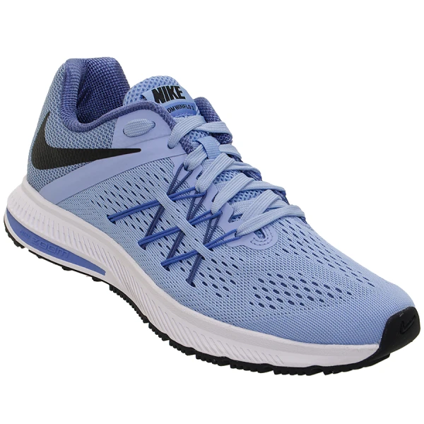 TÊNIS NIKE ZOOM WINFLO 3 FEMININO - Azul celeste/branco TÊNIS NIKE ZOOM WINFLO 3 FEMININO - Azul celeste/branco