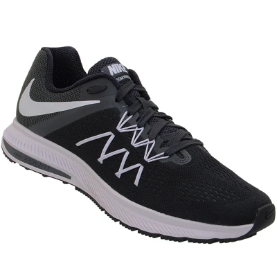 TÊNIS NIKE ZOOM WINFLO 3 MASCULINO - Preto/branco TÊNIS NIKE ZOOM WINFLO 3 MASCULINO - Preto/branco