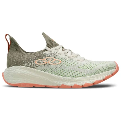 TÊNIS OLYMPIKUS AÇÃO FEMININO - Bege/verde TÊNIS OLYMPIKUS AÇÃO FEMININO - Bege/verde