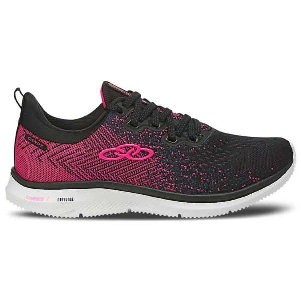 TÊNIS OLYMPIKUS CANDY FEMININO - Preto/pink TÊNIS OLYMPIKUS CANDY FEMININO - Preto/pink