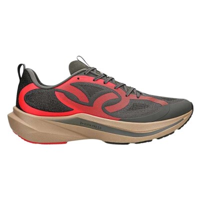 TÊNIS OLYMPIKUS CORRE VENTO 3 UNISSEX - Chumbo/vermelho